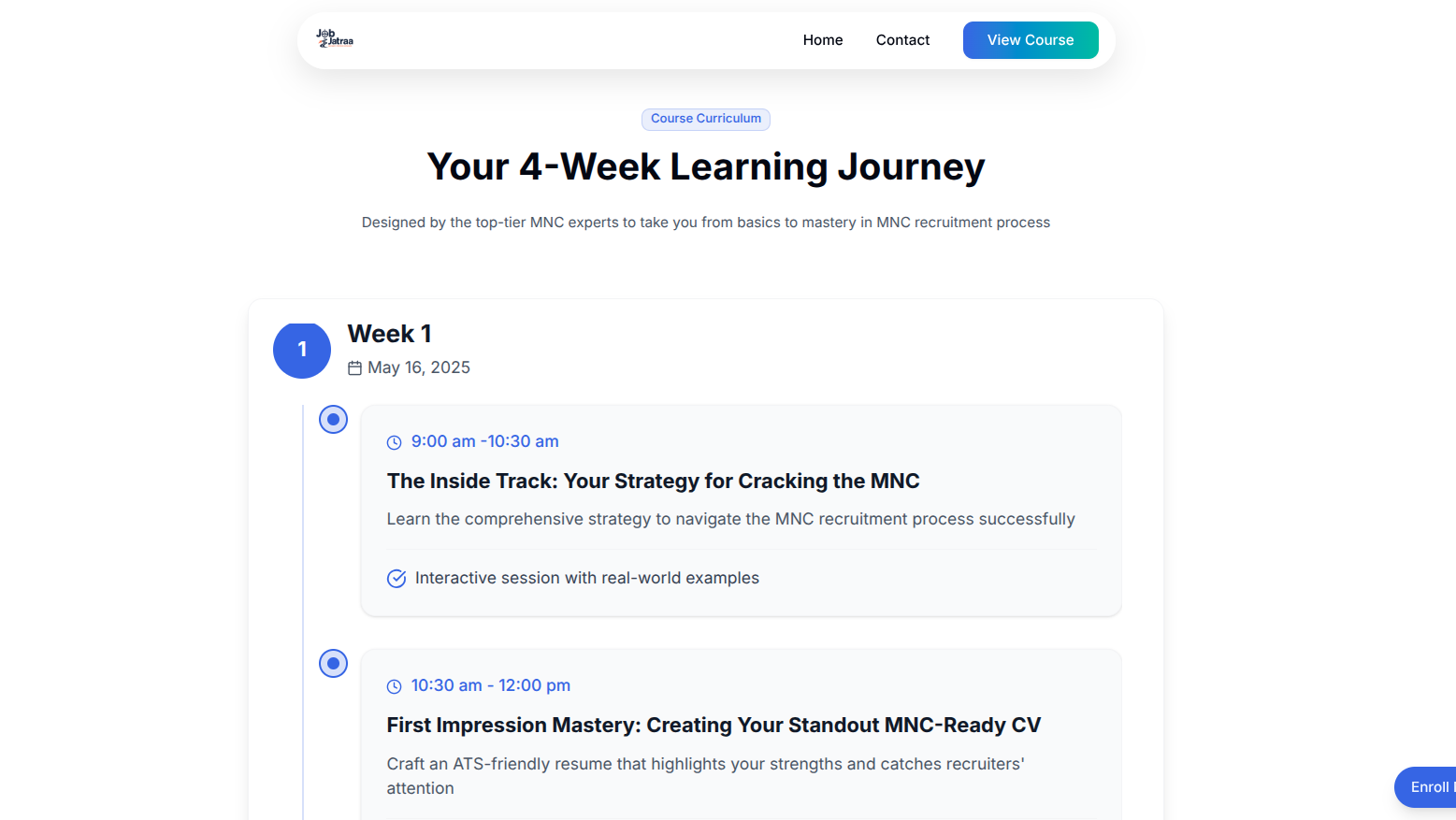 Detailed syllabus and learning outcomes